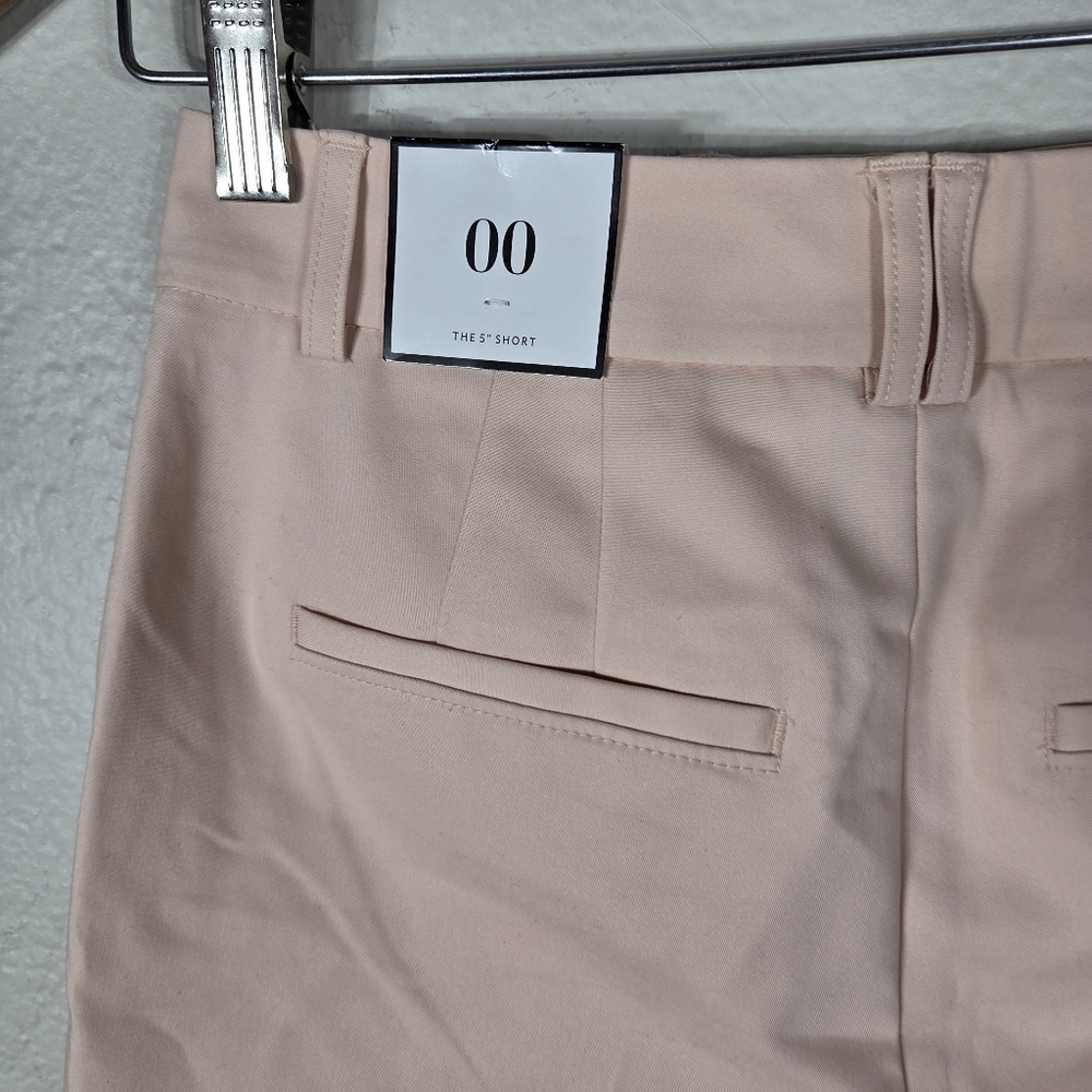 White House Black Market "The 5 inch Short Sz 00 Light Pink NWT - Picture 8 of 16